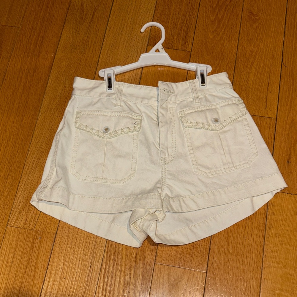 Zimmermann Cream Cargo Shorts